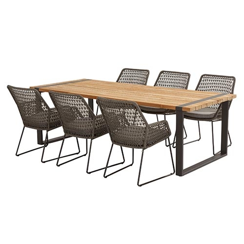 4 Seasons Outdoor 4SO Babilonia Diningset De Boet