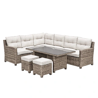 Blue Bird Lounge- diningset Links OG/Desert Sand | De Boet