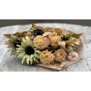 Boeket Gedroogde Kunstbloemen - Groen | Tuincentrum De Boet