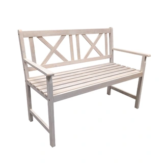 Bolton Tuinbank Wit - 115 cm | De Boet