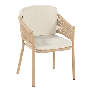 Hartman Altea Dining Tuinstoel - Cappuccino | De Boet