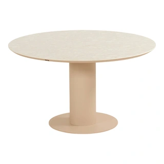 Hartman Zaragoza Dining Tuintafel Cappuccino - Ø120 cm | De Boet
