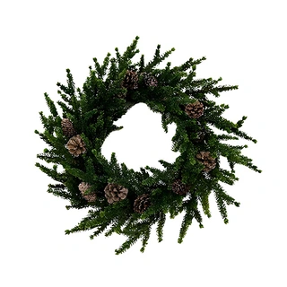 Kunst Kerstkrans Dennenappels - Ø56 cm | De Boet