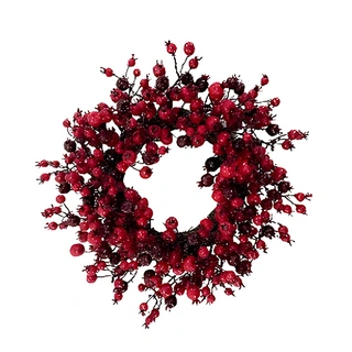 Kunst Kerstkrans Kersen S - Ø40 cm | De Boet