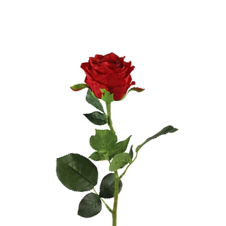 Kunstroos Rosa Red 70 cm