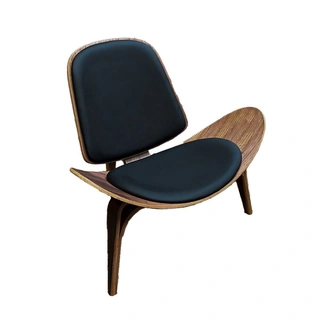 Miller Loungestoel - Donker Walnoot | Tuincentrum De Boet