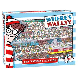 Puzzel Where's Wally The Railway Station - 1000 st.