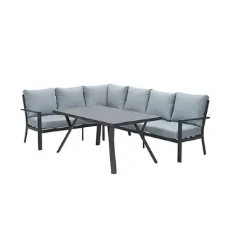 Garden Impressions Sergio Lounge Diningset Links - Mint Grey | De Boet