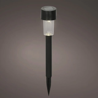 Solar Tuinsteker Zwart 20,5 cm - Warm Wit | De Boet