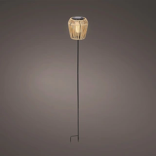 Solar Tuinsteker Wicker Creme 104 cm - Flame | De Boet