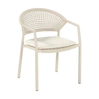 Taragona Dining Tuinstoel - Sand | De Boet
