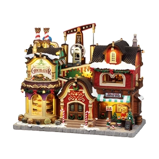 Lemax The Holly Jolly Chocolatier & Mrs. Claus Coffee Shop | De Boet