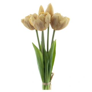 Bosje Kunst Tulpen Triumph x5 Champagne 29 cm | De Boet