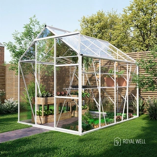 Royal Well Tuinkas Kate II Wit - Veiligheidsglas | Tuincentrum De Boet