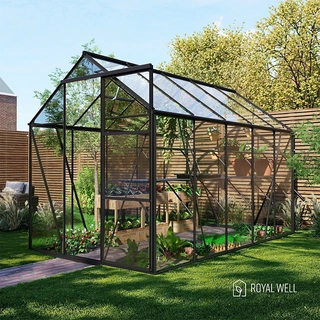 Royal Well Tuinkas Kate III Zwart - Veiligheidsglas | De Boet