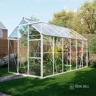 Royal Well Tuinkas Kate IV Wit - Veiligheidsglas | Tuincentrum De Boet