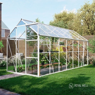 Royal Well Tuinkas Kate V Wit - Veiligheidsglas | Tuincentrum De Boet