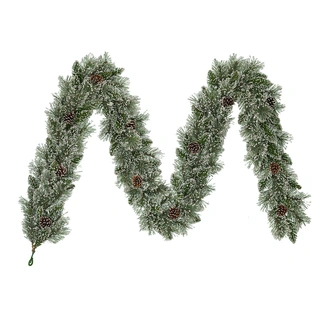 Black Box Guirlande Vandans Frosted Groen - 270 cm | De Boet