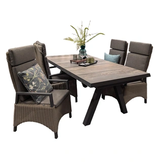 Formosa Elias Diningset - Antraciet | De Boet