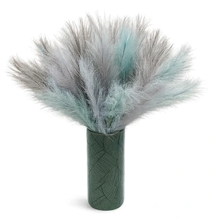 Kunst Pampas Boeket - Grijs Blauw | Tuincentrum De Boet