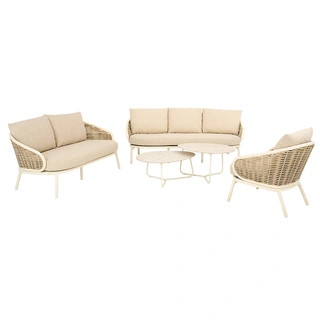 Apple Bee Pine Key Sofa Loungeset - Oyster | Tuincentrum De Boet