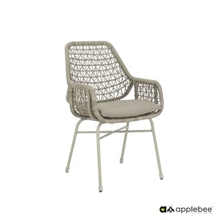 Apple Bee Zara Tuinstoel - White | Tuincentrum De Boet