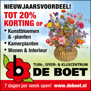 Nieuwjaarsvoordeel Kunstbloemen & -planten