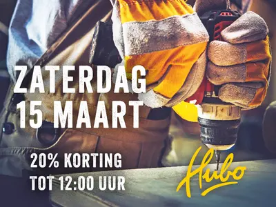 Hubo Kleine Klussendag 20% korting