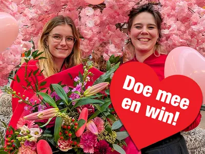 Win een Valentijnsboeket!