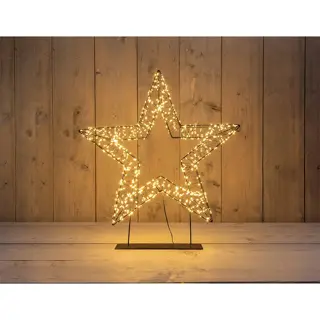 LED Kerstster op voet 56x5 cm