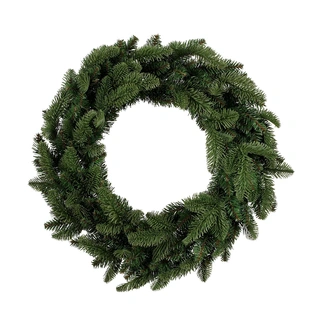 Abies Nordmann Kunstkerstkrans Green - Ø60 cm - afbeelding 1