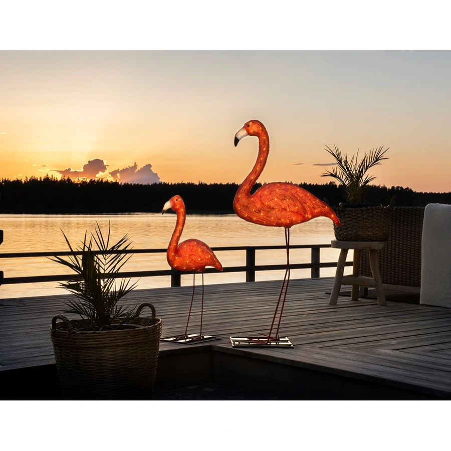 Konstsmide LED Flamingo Acryl - 110 cm - afbeelding 4