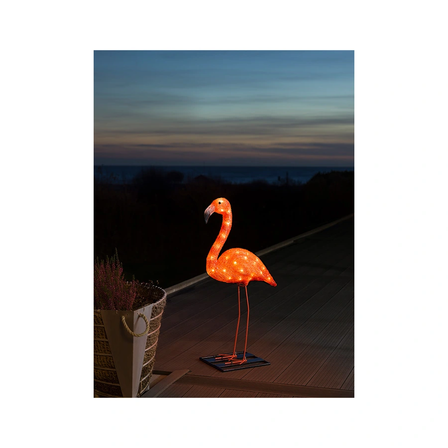 Konstsmide LED Flamingo Acryl - 65 cm - afbeelding 3