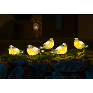 Konstsmide LED Vogeltjes Geel Set - 5 st. - afbeelding 3