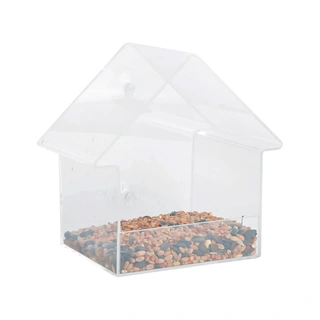 Esschert Design Acryl Raamvoedertafel Huis | De Boet