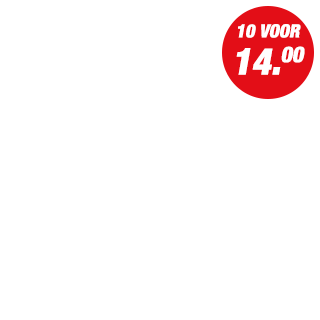 Actie - 10 voor 14.00