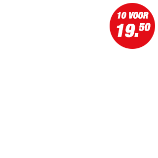 Actie - 10 voor 19.50