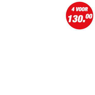 Actie - 4 voor 130.00
