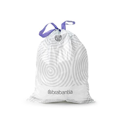 Brabantia PerfectFit Afvalzak Trekband - Code D - 15-20 L - 20 st. - afbeelding 3