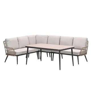 Allasio Lounge- diningset 5 dlg | Tuincentrum De Boet