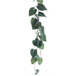 Kunstplant  Anthurium Leaf Garland Green - 105 cm