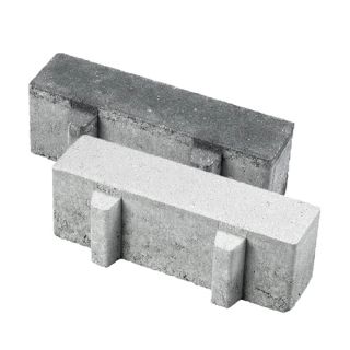 Aqua bricks waterpasserend 10x30x8cm grijs 22% open - afbeelding 1