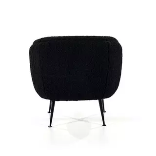 By-Boo Babe Fauteuil Boucle - Black - afbeelding 4