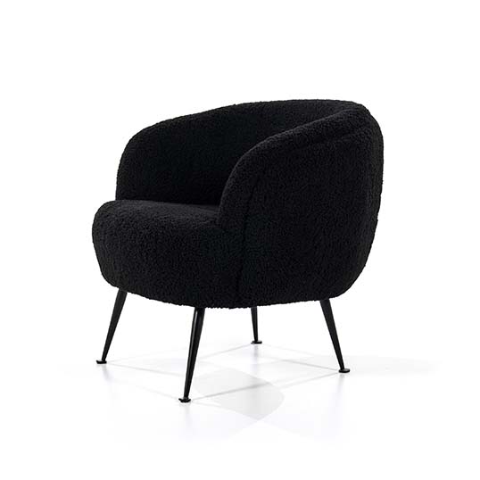 By-Boo Babe Fauteuil Boucle - Black - afbeelding 5