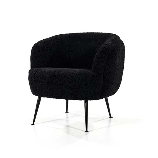 By-Boo Babe Fauteuil Boucle - Black - afbeelding 6