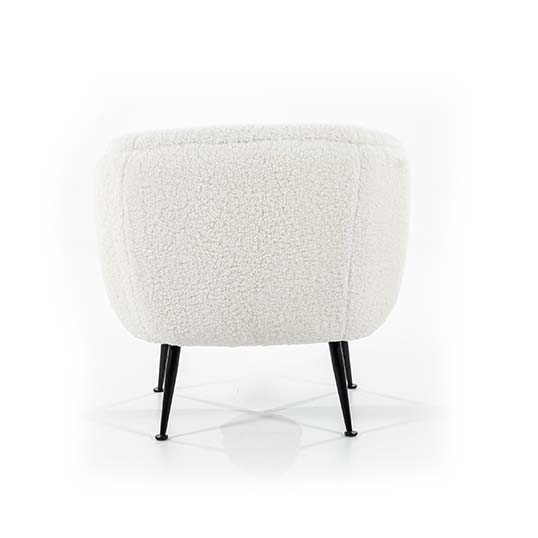 By-Boo Babe Fauteuil Boucle - White - afbeelding 4