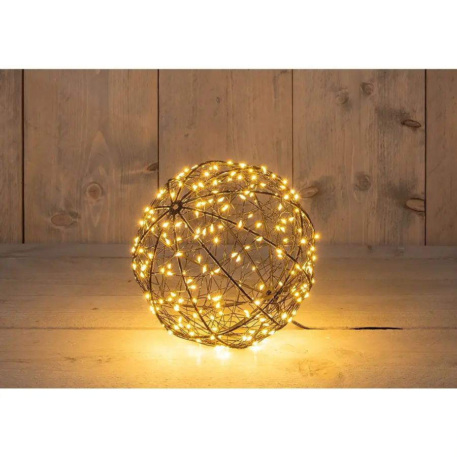 LED Bal Metaal - Ø18 cm