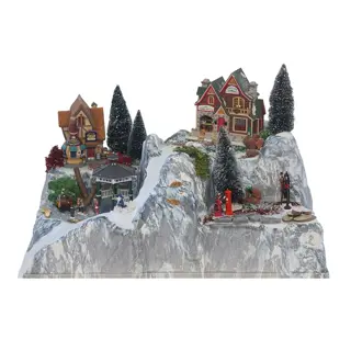 My Village Basis Kerstdorp Full Colour Sulden - 77x58 cm - afbeelding 2