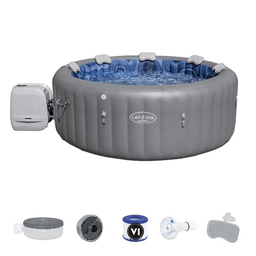 Lay-Z-Spa® Santorini HydroJet Pro™ Opblaasbare Spa met LED - Ø216 cm - afbeelding 2