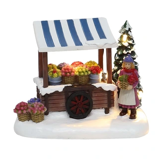 Santaville Bloemenkar LED | Tuincentrum De Boet